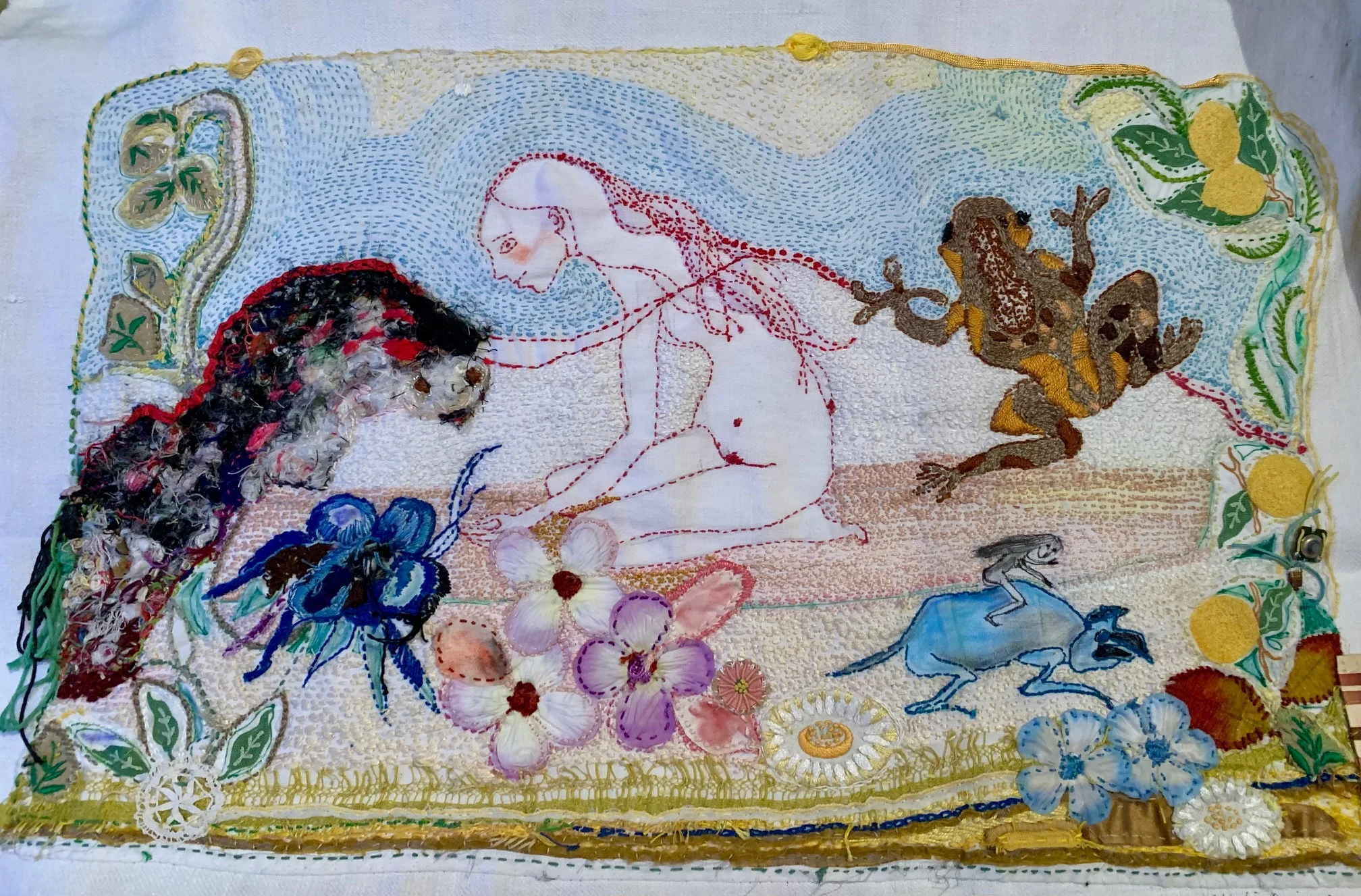 Lichen n°106 Mars Publication d’un poème "Coeur cousu" et d’un dessin